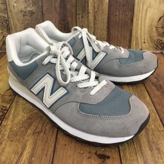 ニューバランス(New Balance)のNEW BALANCE ニューバランス ML574BA2 STEEL GRAY スチールグレー【7424-004】(スニーカー)