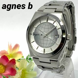 アニエスベー(agnes b.)の178 agnes b アニエスベー メンズ 時計 クオーツ デイト ビンテージ(腕時計(アナログ))
