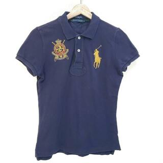 ラルフローレン(Ralph Lauren)のRalphLauren(ラルフローレン) 半袖ポロシャツ サイズM メンズ - ダークネイビー 刺繍(ポロシャツ)
