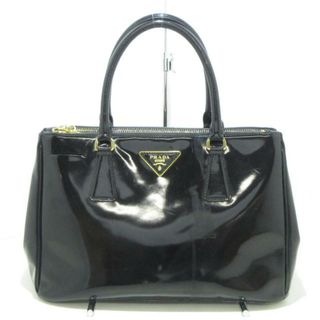 プラダ(PRADA)のPRADA(プラダ) トートバッグ ガレリアスモールバッグ 黒 エナメル（レザー）(トートバッグ)