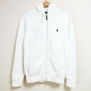 ポロラルフローレン(POLO RALPH LAUREN)のPOLObyRalphLauren(ポロラルフローレン) パーカー サイズXS レディース - 白 長袖/ジップアップ(パーカー)