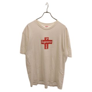 シュプリーム(Supreme)のSUPREME シュプリーム 20AW Cross Box Logo Tee クロスボックスロゴクルーネック半袖Tシャツ ホワイト(Tシャツ/カットソー(半袖/袖なし))