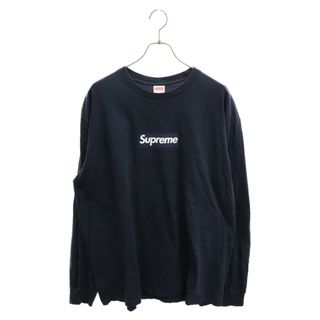 シュプリーム(Supreme)のSUPREME シュプリーム 20AW Box Logo L/S Tee ボックスロゴ長袖Tシャツ ネイビー(Tシャツ/カットソー(七分/長袖))