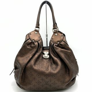 ルイヴィトン(LOUIS VUITTON)の【ベタ無し】ルイ・ヴィトン M95766 マヒナL ハンドバッグ 手提げ ブロンズ ブラウン モノグラムマヒナ レディース LOUIS VUITTON【中古】(ハンドバッグ)