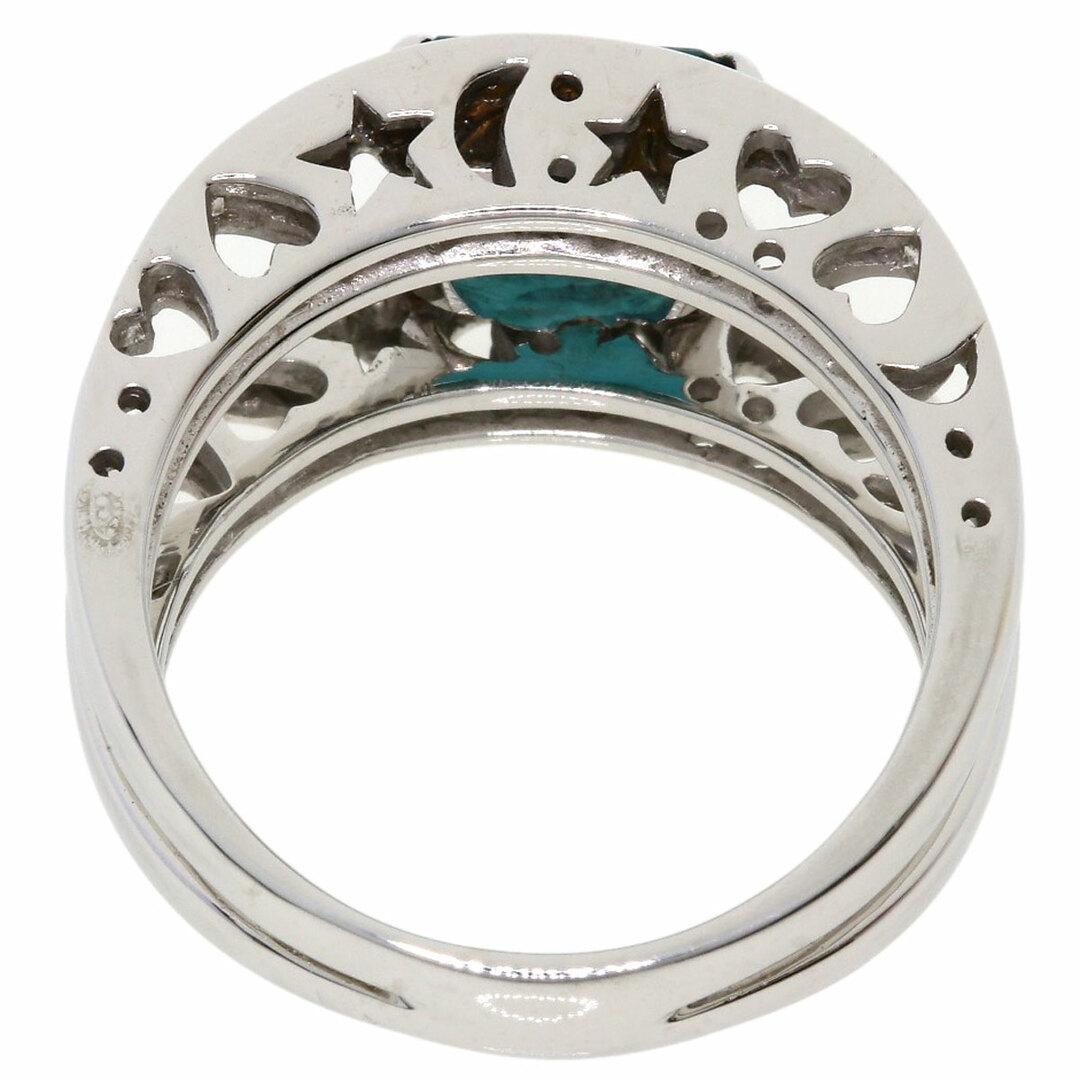 SELECT JEWELRY インディゴトルマリン ダイヤモンド リング・指輪 K18WG レディース レディースのアクセサリー(リング(指輪))の商品写真