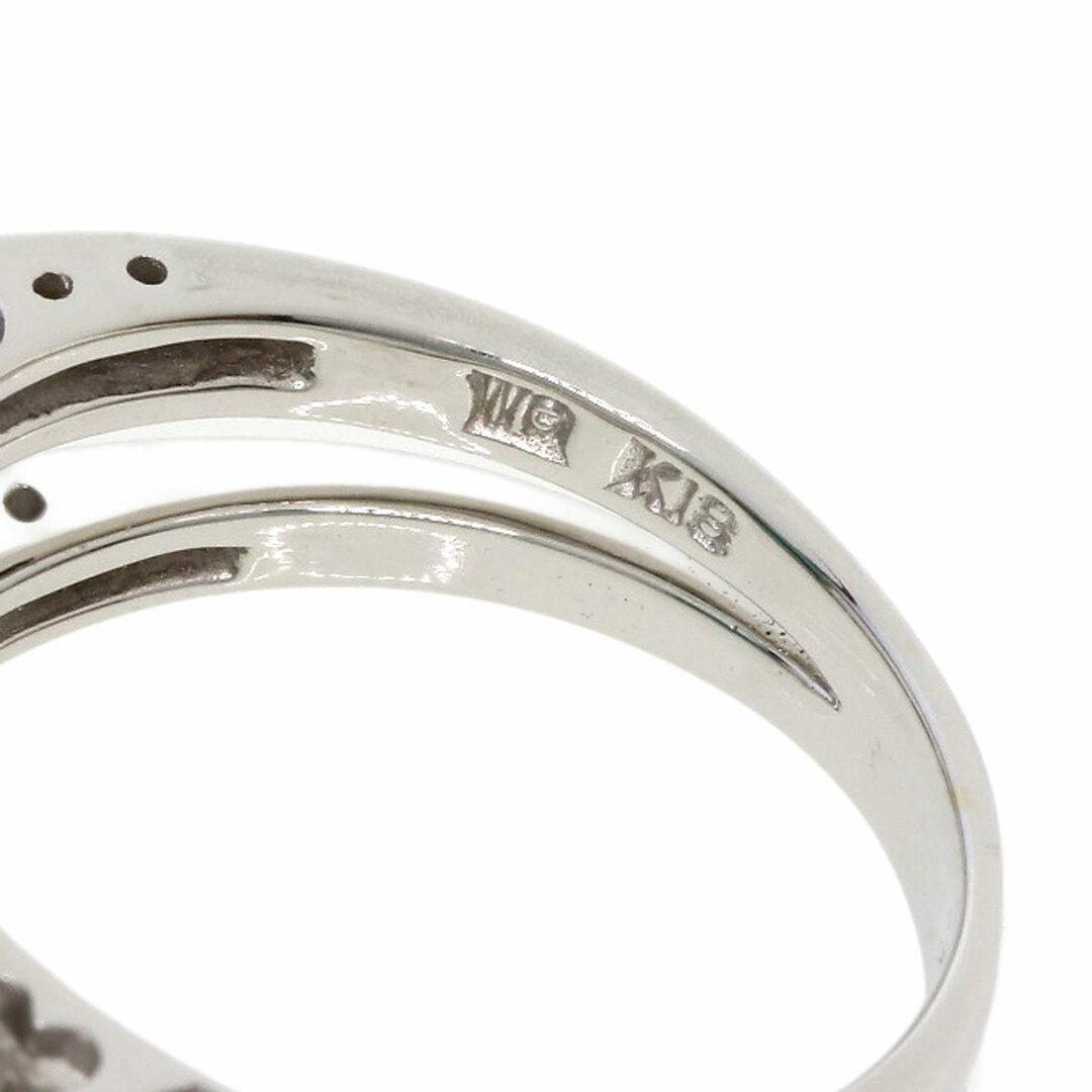 SELECT JEWELRY インディゴトルマリン ダイヤモンド リング・指輪 K18WG レディース レディースのアクセサリー(リング(指輪))の商品写真