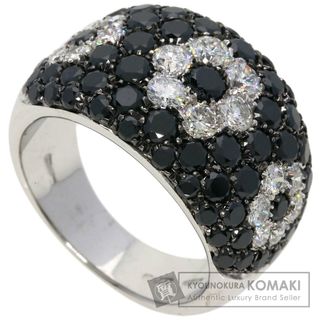 SELECT JEWELRY ブラックダイヤモンド ダイヤモンド リング・指輪 K18WG レディース(リング(指輪))