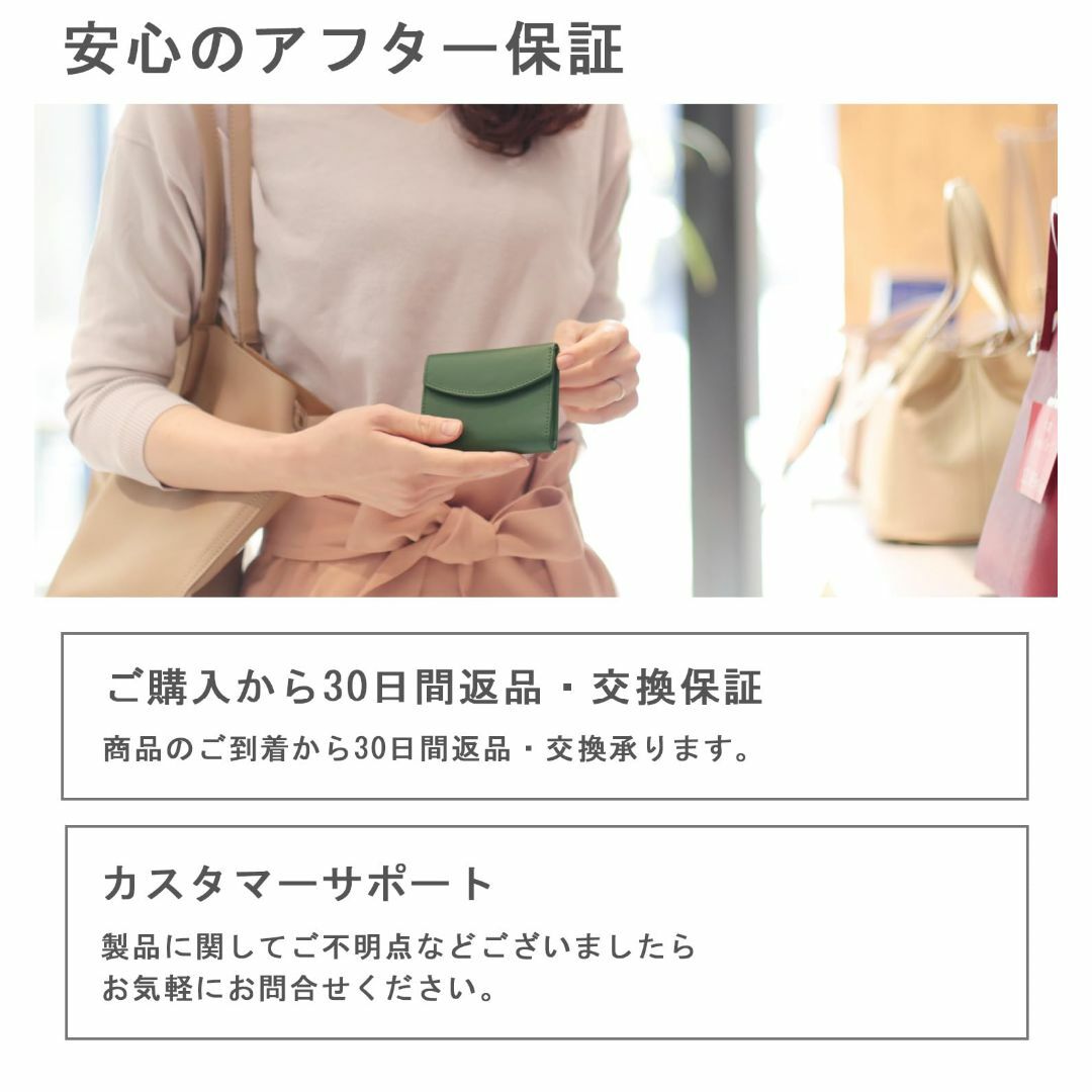 【色: パープル】[mieno] 財布 メンズ レディース 3つ折り 本革 コン メンズのバッグ(その他)の商品写真