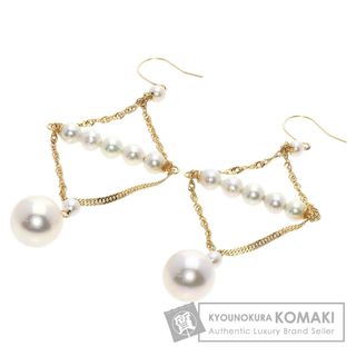 SELECT JEWELRY アコヤパール 真珠 ピアス K18YG レディース(ピアス)