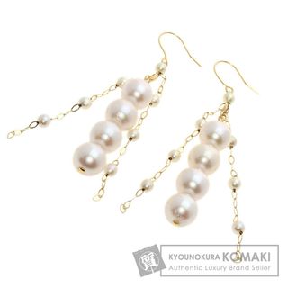 SELECT JEWELRY アコヤパール 真珠 ピアス K18YG レディース(ピアス)