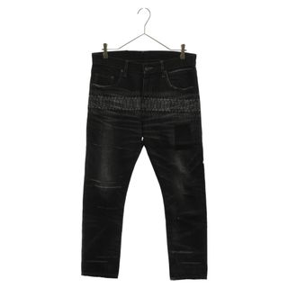 ネイバーフッド(NEIGHBORHOOD)のNEIGHBORHOOD ネイバーフッド 22AW BI SAVAGE DENIM SKINNY PT サベージ スキニー デニムパンツ ブラック 222XBNH-PTM10(デニム/ジーンズ)