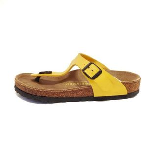 ビルケンシュトック(BIRKENSTOCK)のBIRKEN STOCK(ビルケンシュトック) サンダル 37 レディース - ダークイエロー 合皮(サンダル)