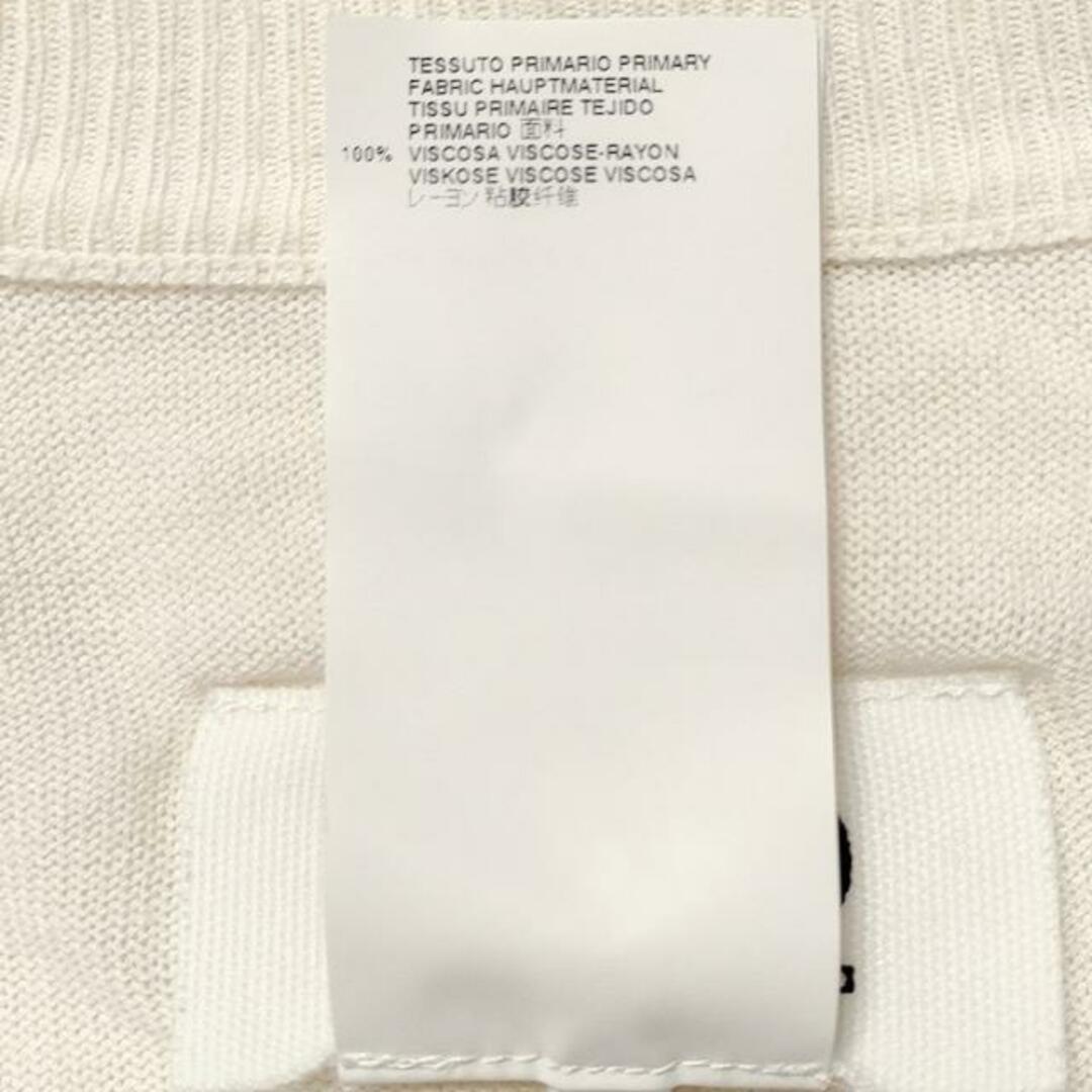 MM6(エムエムシックス)のMM6(エムエムシックス) 七分袖カットソー サイズM レディース - アイボリー レディースのトップス(カットソー(長袖/七分))の商品写真