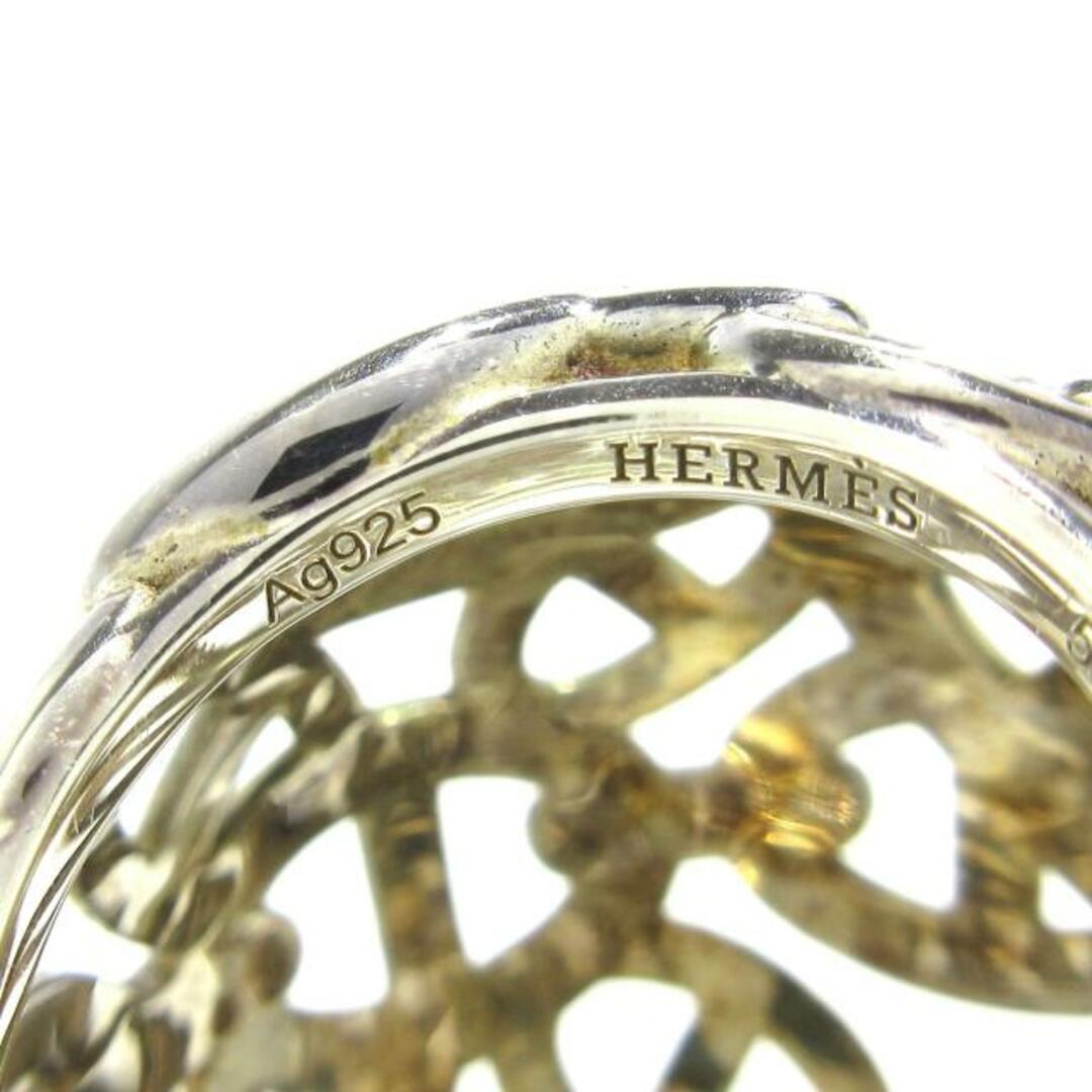 Hermes(エルメス)のHERMES(エルメス) リング シェーヌダンクル アンシェネ TGM シルバー レディースのアクセサリー(リング(指輪))の商品写真