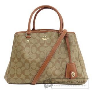 コーチ(COACH)のCOACH F34608 シグネチャー 2WAY ハンドバッグ PVC レディース(ハンドバッグ)