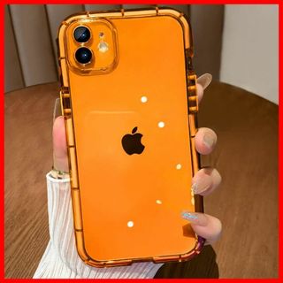 【サイズ:iPhone12_色:オレンジ】QLTYPRI iPhone 12 用(その他)