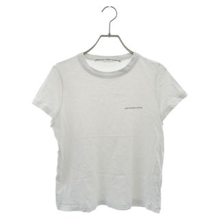 アレキサンダーワン(Alexander Wang)のALEXANDER WANG アレキサンダーワン ロゴプリント 半袖Tシャツ ホワイト レディース(Tシャツ(半袖/袖なし))