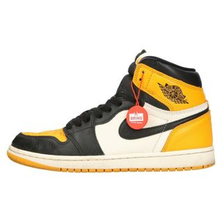 ナイキ(NIKE)のNIKE ナイキ AIR JORDAN 1 RETRO HIGH OG Taxi 555088-711 エアジョーダン1 ハイ OG タクシー ハイカットスニーカー イエロー/ブラック US8/26cm(スニーカー)