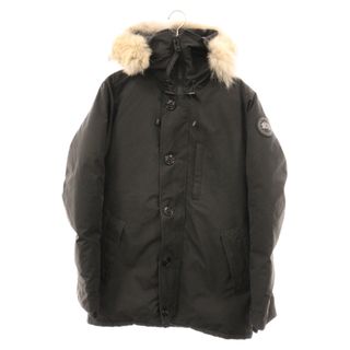 カナダグース(CANADA GOOSE)のCANADA GOOSE カナダグース CHATEAU PARKA BLACK LABEL 3426MB ブラックレーベルシャトーパーカ ダウンジャケット ファーフード付き ブラック(ダウンジャケット)