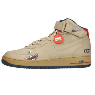 ナイキ(NIKE)のNIKE ナイキ 2004年製 Air Force 1 Mid Tuskegee 306352 221 エアフォース1 ミッド タスキギー ミッドカットスニーカー ベージュ US10/28.0cm(スニーカー)