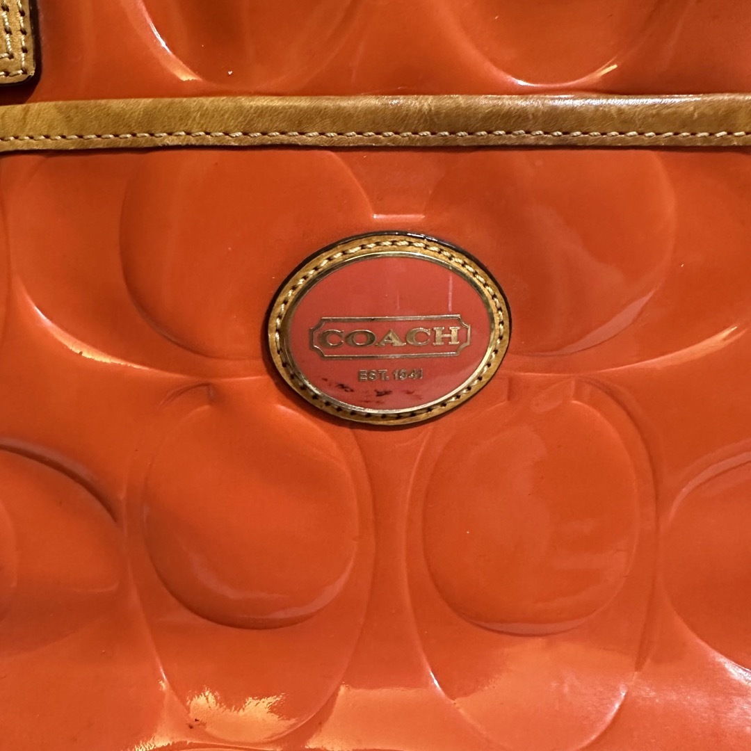 COACH(コーチ)のCOACH 鞄 カバン オレンジ レディースのバッグ(ハンドバッグ)の商品写真