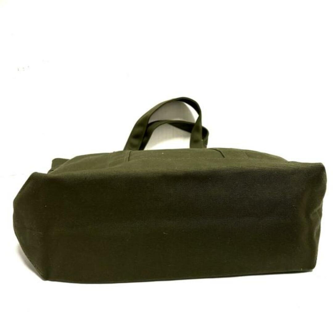 marimekko(マリメッコ)のmarimekko(マリメッコ) ハンドバッグ美品  - ダークグリーン キャンバス レディースのバッグ(ハンドバッグ)の商品写真