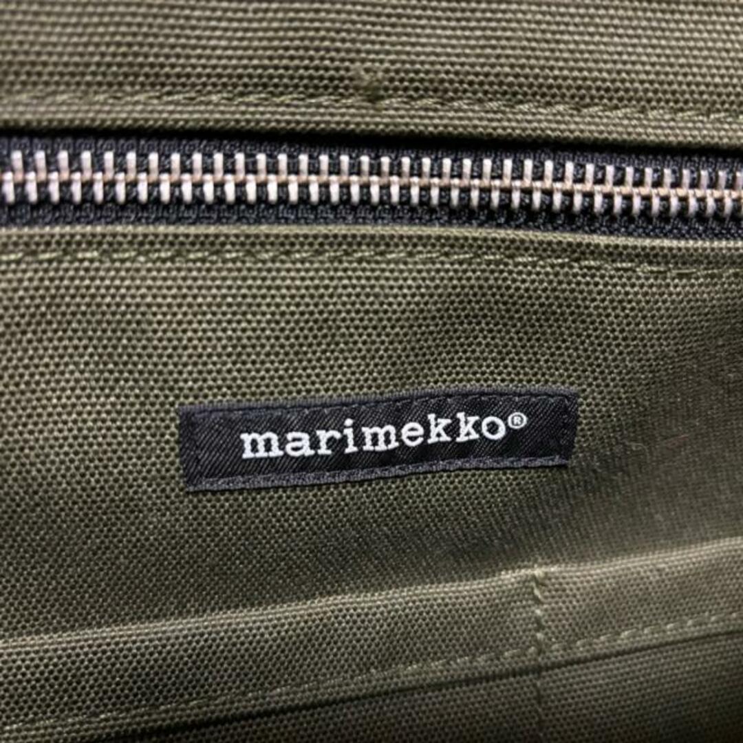 marimekko(マリメッコ)のmarimekko(マリメッコ) ハンドバッグ美品  - ダークグリーン キャンバス レディースのバッグ(ハンドバッグ)の商品写真
