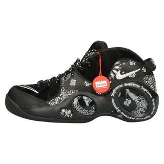 ナイキ(NIKE)のNIKE ナイキ 22SS×SUPREME AIR ZOOM FLIGHT 95 シュプリーム エアズーム フライト ハイカットスニーカー ブラック US8/26cm DJ8604-001(スニーカー)