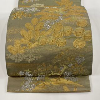 袋帯 美品 逸品 六通 正絹 【中古】(帯)