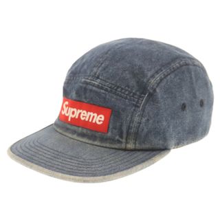 シュプリーム(Supreme)のSUPREME シュプリーム 18SS Denim Camp Cap ボックスロゴデニムキャンプキャップ インディゴブルー(キャップ)