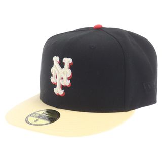 ニューエラー(NEW ERA)のNEW ERA ニューエラ 59FIFTY 60 ANNIVERSARY NPB TEAM COLOR CAP ニューエラ コラボ ベースボールキャップ 帽子 ブラック/イエロー(キャップ)