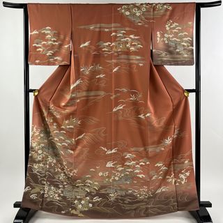 訪問着 身丈165.5cm 裄丈64cm 正絹 美品 秀品 【中古】(着物)