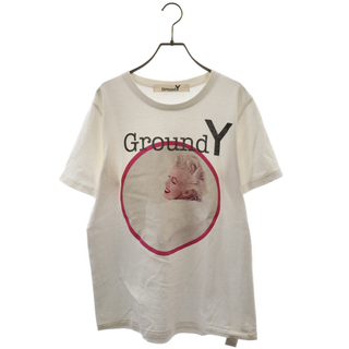 Ground Y グラウンドワイ ×Marilyn Monroe MM Graphic Tee GZ-T59-075 マリリン モンロー フォトグラフィック プリント 半袖Tシャツ カットソー ホワイト(Tシャツ/カットソー(半袖/袖なし))