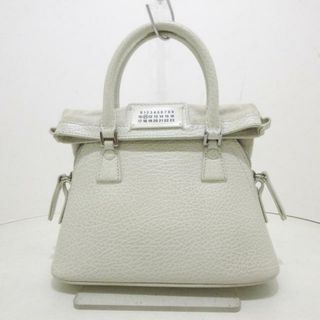 Maison Margiela(メゾンマルジェラ) ハンドバッグ 5AC マイクロ S56WG0081 白 レザー(ハンドバッグ)