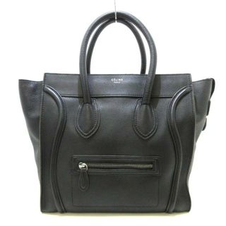 セリーヌ(celine)のCELINE(セリーヌ) ハンドバッグ ラゲージミニショッパー 黒 レザー(ハンドバッグ)