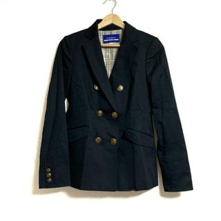 Burberry Blue Label(バーバリーブルーレーベル) ジャケット サイズ38 M レディース - ダークネイビー 長袖/春/秋