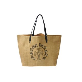 クロムハーツ(Chrome Hearts)の新品未使用 CHROME HEARTS クロムハーツ LARGE BAG BEACHES ビーチ バック トートバッグ ブラック シルバー 中古 64039(トートバッグ)