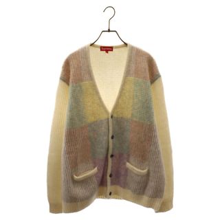 シュプリーム(Supreme)のSUPREME シュプリーム 22SS Brushed Grid Cardigan ブラッシュドグリッド カーディガン ニット セーター マルチカラー(カーディガン)