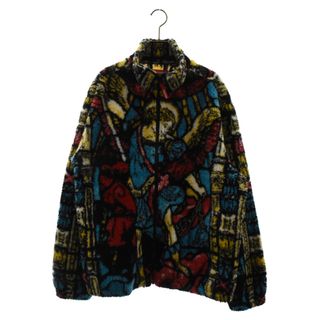 シュプリーム(Supreme)のSUPREME シュプリーム 21SS Saint Michael Fleece Jacket セント マイケル フリース 総柄 ジップアップ ジャケット マルチ(フライトジャケット)