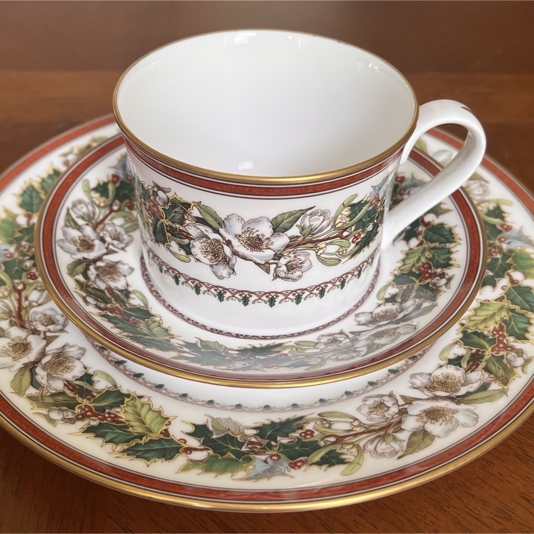 希少品】英国製 スポード ☆クリスマスローズトリオの通販 by 希少品】英国製 スポード ☆クリスマスローズトリオの通販 by