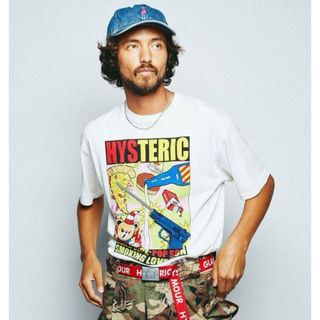 ヒステリックグラマー(HYSTERIC GLAMOUR)のHYSTERIC GLAMOUR kozik ヒスベア クマ プリントTシャツ(Tシャツ/カットソー(半袖/袖なし))