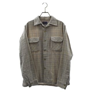 PENDLETON - PENDLETON ペンドルトン 50s VINTAGE ウール チェックシャツ グレー