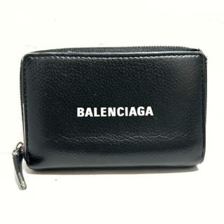 バレンシアガ(Balenciaga)のBALENCIAGA(バレンシアガ) コインケース - 616911 黒 ラウンドファスナー/カードケース付き レザー(コインケース)