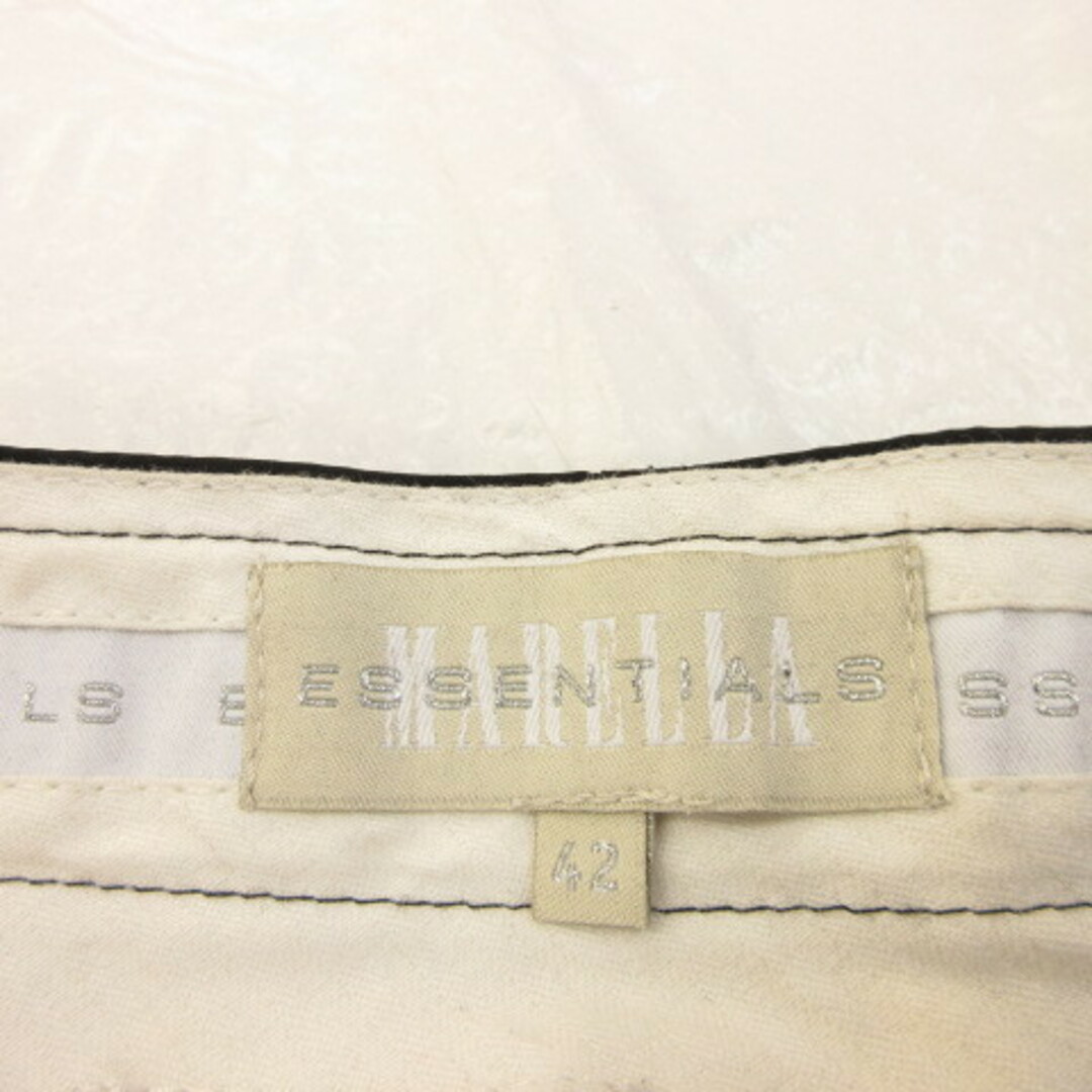 マレーラ MARELLA ESSENTIALS スカート ミモレ丈 黒 42 レディースのスカート(ひざ丈スカート)の商品写真