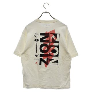 JORDAN BRAND ジョーダンブランド AS M J ZION SS TEE SEASONAL SAIL プリントデザイン クルーネック 半袖Tシャツ カットソー ホワイト DV2451-133(Tシャツ/カットソー(半袖/袖なし))