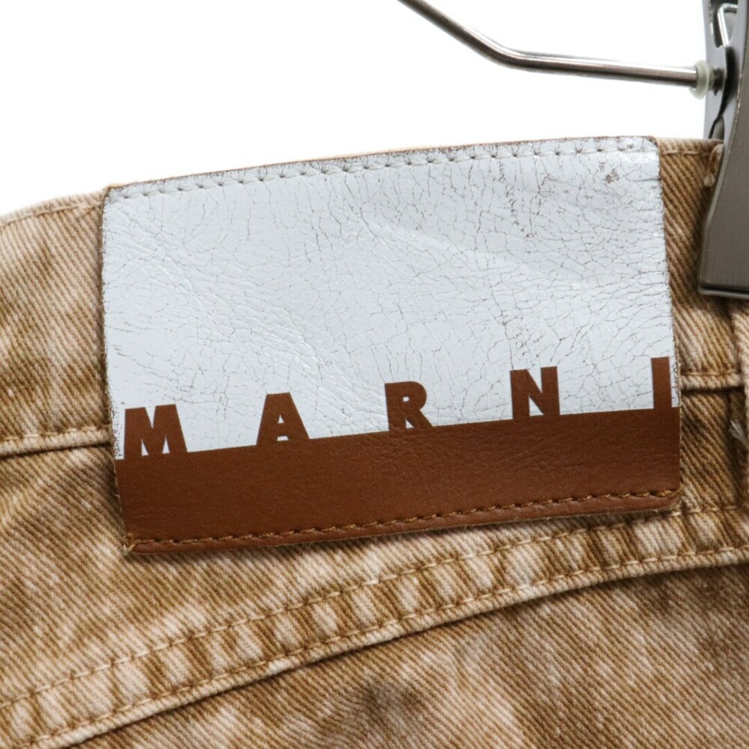 Marni(マルニ)のMARNI マルニ ウォッシュド加工 ストレートデニムパンツ ジーンズ ブラウン PUJU0017A0 メンズのパンツ(デニム/ジーンズ)の商品写真