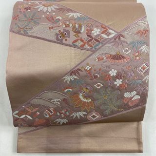 袋帯 美品 秀品 六通 正絹 【中古】(帯)