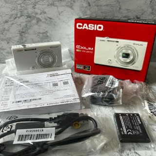 カシオ(CASIO)の未使用 CASIO カシオ デジタルカメラ EXILIM EX-ZR70 WE(コンパクトデジタルカメラ)