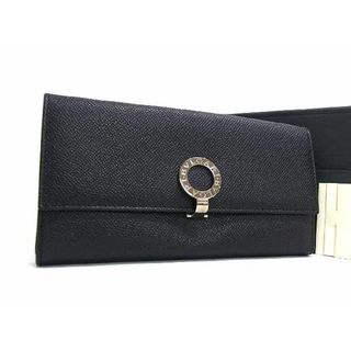 BVLGARI - ■新品■未使用■ BVLGARI ブルガリブルガリ レザー 二つ折り 長財布 ウォレット メンズ ブラック系 FC0052 