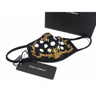 ドルチェアンドガッバーナ(DOLCE&GABBANA)の■新品同様■ DOLCE＆GABBANA ドルチェ&amp;ガッバーナ ポリエステル94％×ポリウレタン5％×コットン1％ フェイスマスク ブラック系 AX5690 (その他)